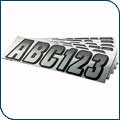 Carbon Fiber Registration Number Kits