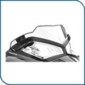 8” Chrome IQ Fusion Race Windshield
